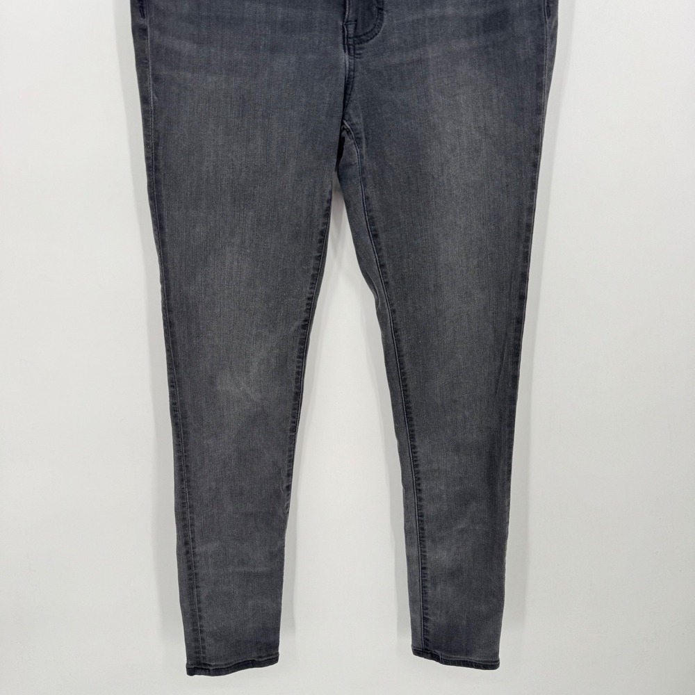 Madewell Roadtripper High Rise Skinny ankle Jeans Charcoal Wash‎ Crop Size 27 - Picture 4 of 8